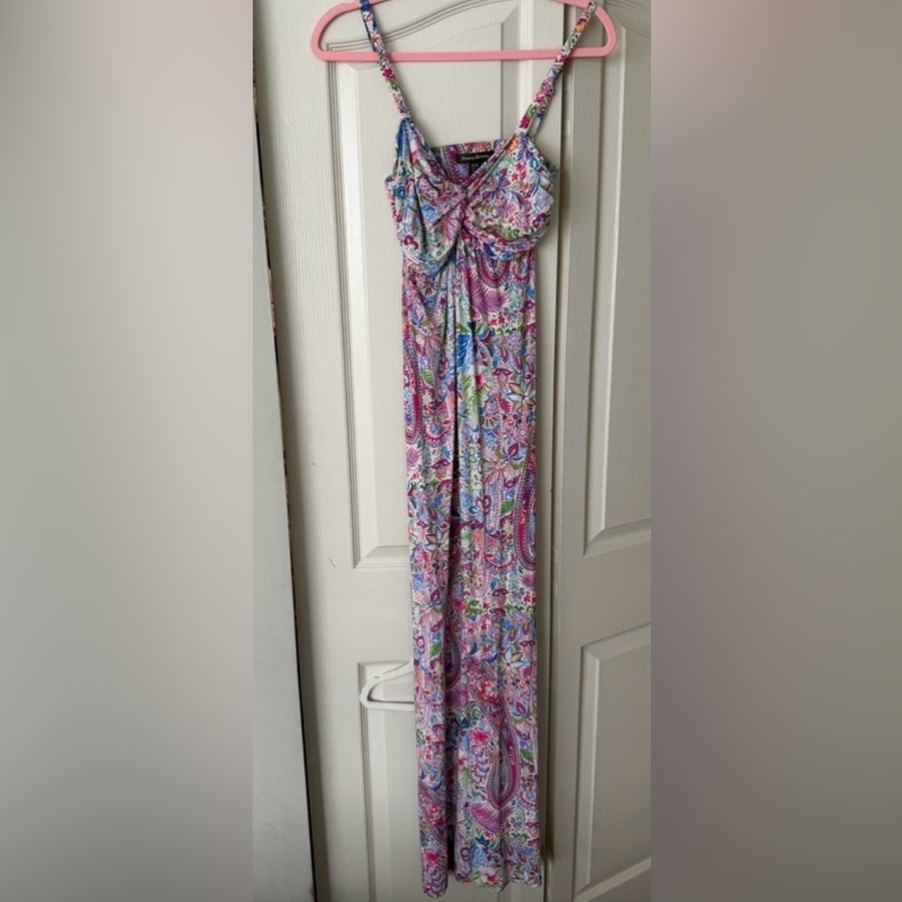 Tommy Bahama Colorful Maxi Dress-Size M - Picture 2 of 3